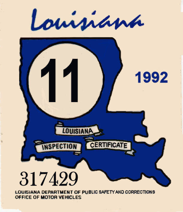 (image for) 1992 Louisiana Inspection